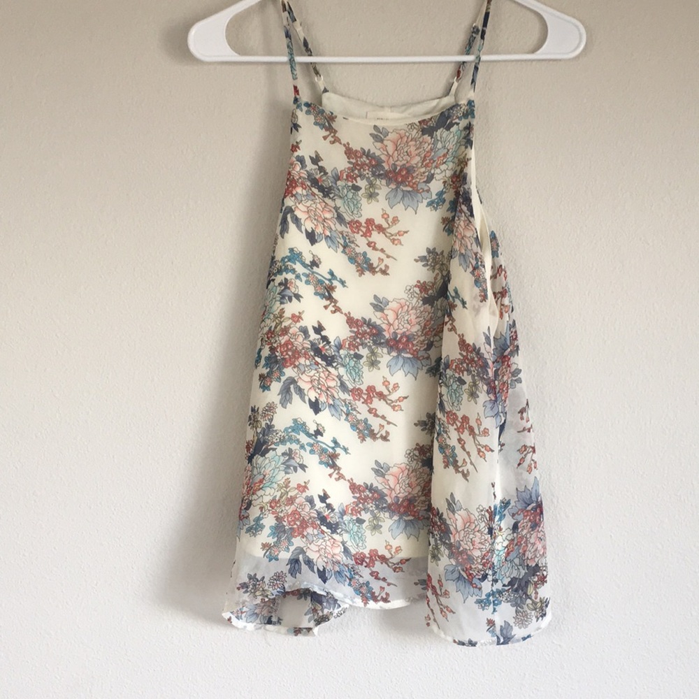 ModCloth Floral Blouse